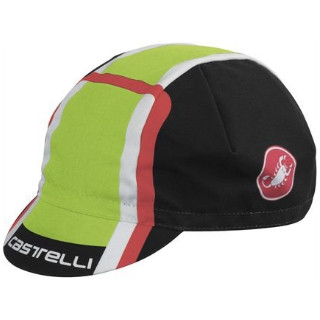 Castelli Pet Velocissimo DS Cap acid groen 13082-461 Oud model op voorraad